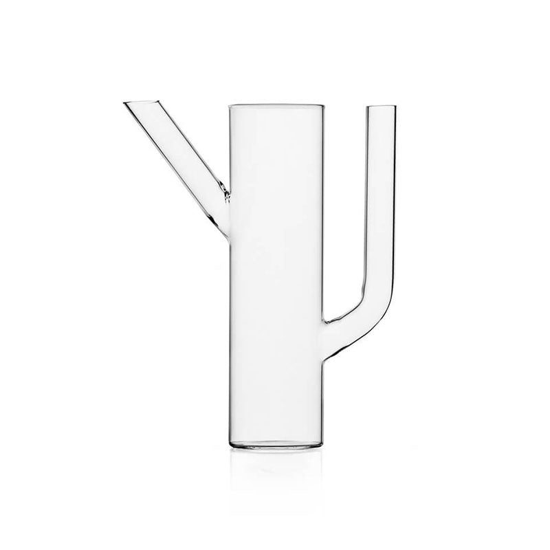 Brocca In Vetro Borosilicato Collezione Impronta - Design Moderno E Fatto A Mano - Foto 3