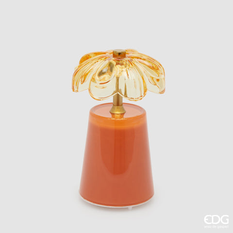 EDG Enzo De Gasperi Lampada da Tavolo Lily H17,5 cm Arancione