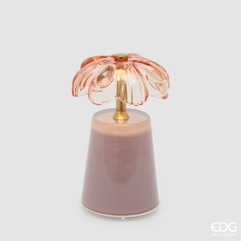 EDG Enzo De Gasperi Lampada da Tavolo Lily H17,5 cm Rosa