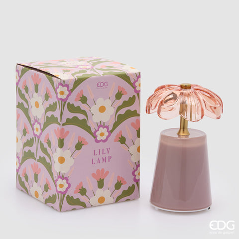 Bomboniera EDG Enzo De Gasperi Lampada da Tavolo Lily H17,5 cm