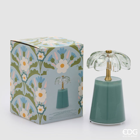 EDG Enzo De Gasperi Lampada da Tavolo Lily H17,5 cm Sage