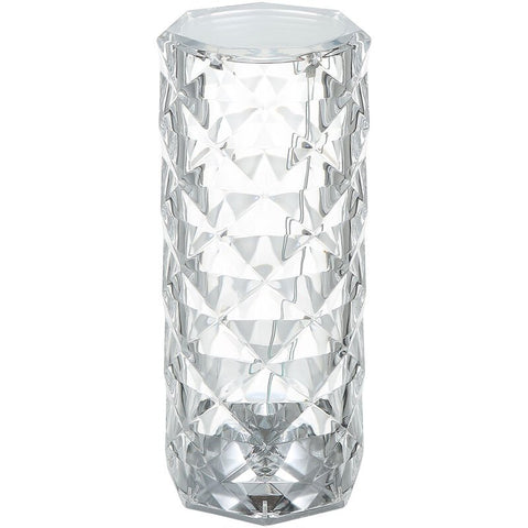 Bomboniera Lampada da tavolo Chloe in acrilico trasparente a Led ricaricabile effetto cristallo
