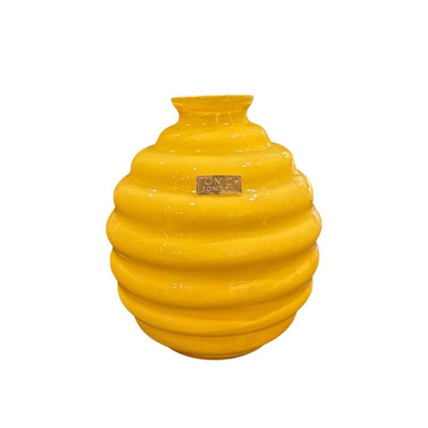 Bomboniera Tom CH London Vaso Torchon Giallo h25 cm