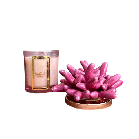 Melaverde Candela Anemone Fucsia in Ceramica 200g