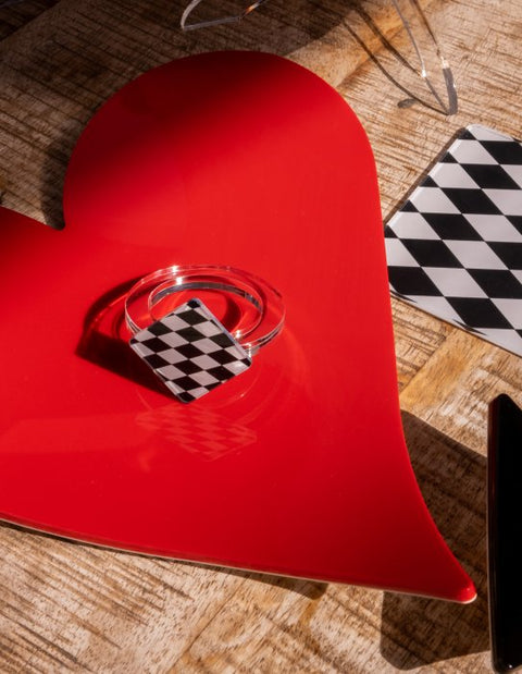 Bomboniera Vesta Svuotatasche Carte Cuori