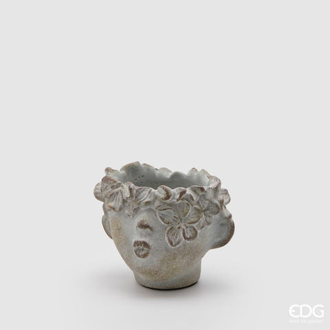 EDG Enzo De Gasperi Concrete Vase Flower Head H10 cm