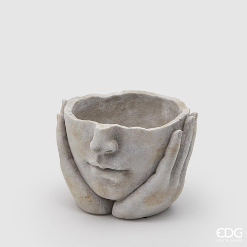EDG Enzo De Gasperi Thinker Cement Vase H13 cm