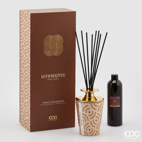 EDG Enzo De Gasperi Diffusore con Bastoncini 400 ml Pepe Nero