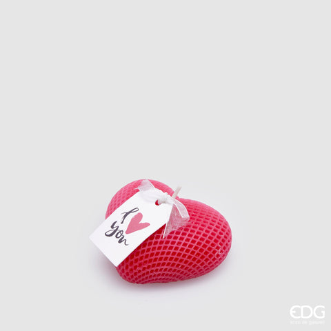 EDG Enzo De Gasperi Candela Cuore Rossa L.7.5 cm