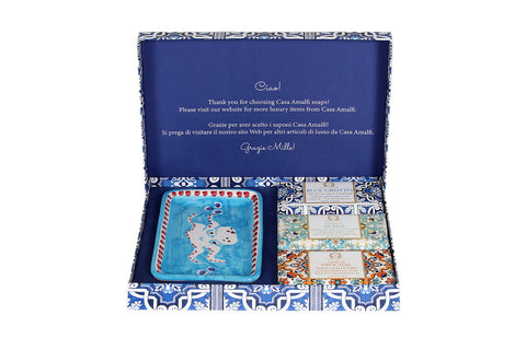 Amalfi House Blue Maiolica Gift Box