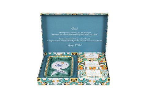 Bomboniera Casa Amalfi Green Maiolica Gift Box
